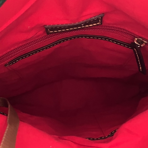 Dooney & Bourke Brown Leather Crossbody Bag - Picture 8 of 8